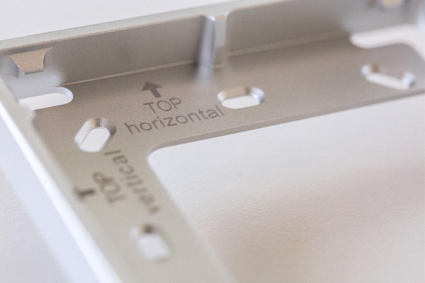 Mounting Frame 3-Way Silver