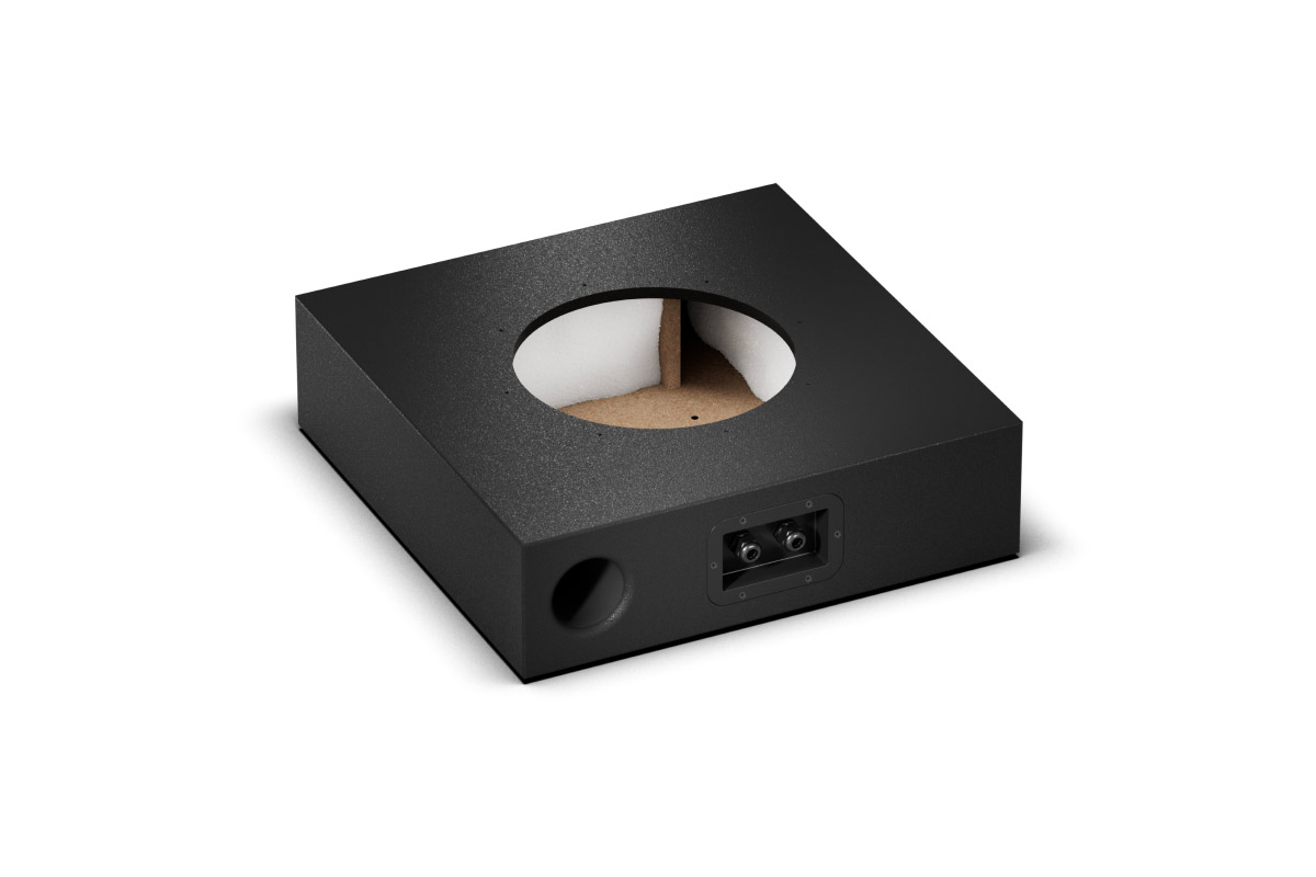 Opbouwbehuizing voor 10" Install Speaker zwart