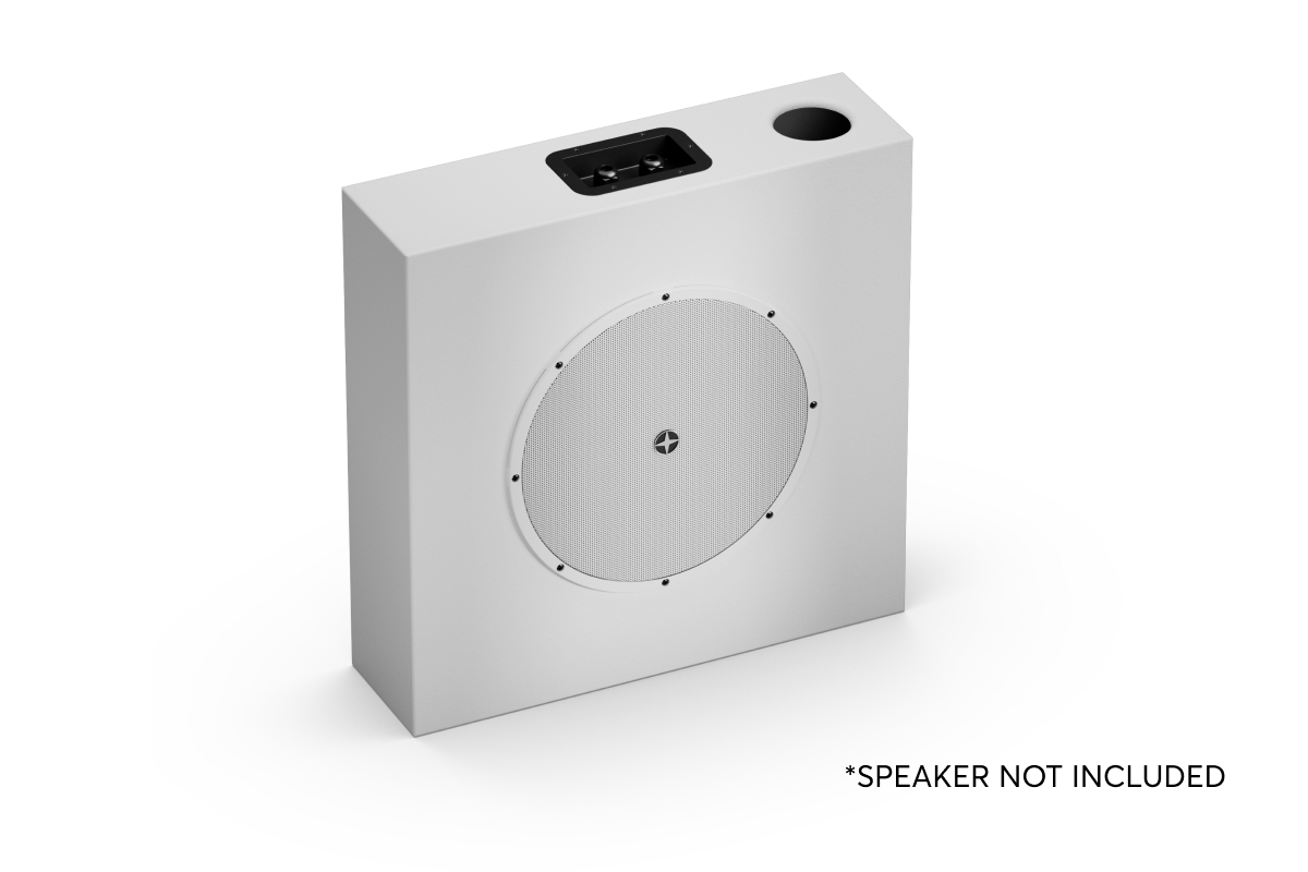 Aufbaubox für 10" Install Speaker Weiß