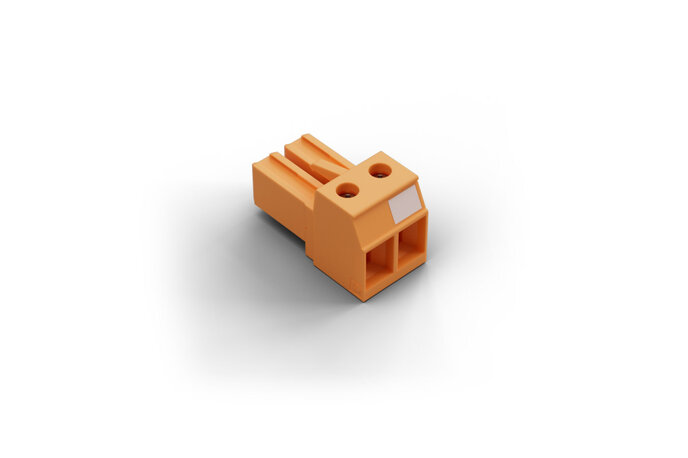 Screw-Plug Terminal Orange 2-Pin