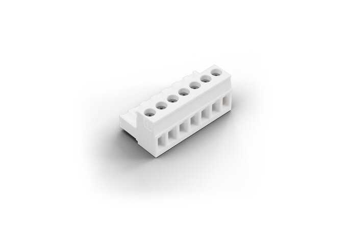 Screw Plug Terminal White 7-pin