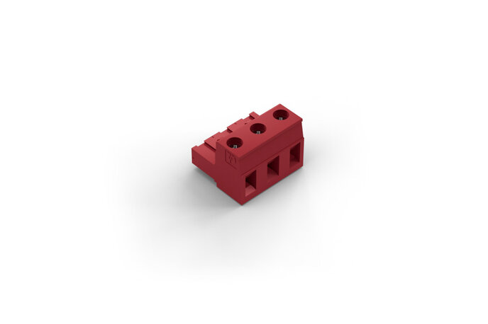 Screw-Plug Terminal Red 3-Pin