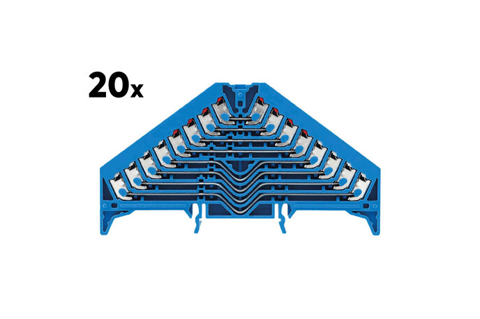 Weidmüller Multi-Level Jumper Terminal PRV8 (20 pcs.) Discontinued Model