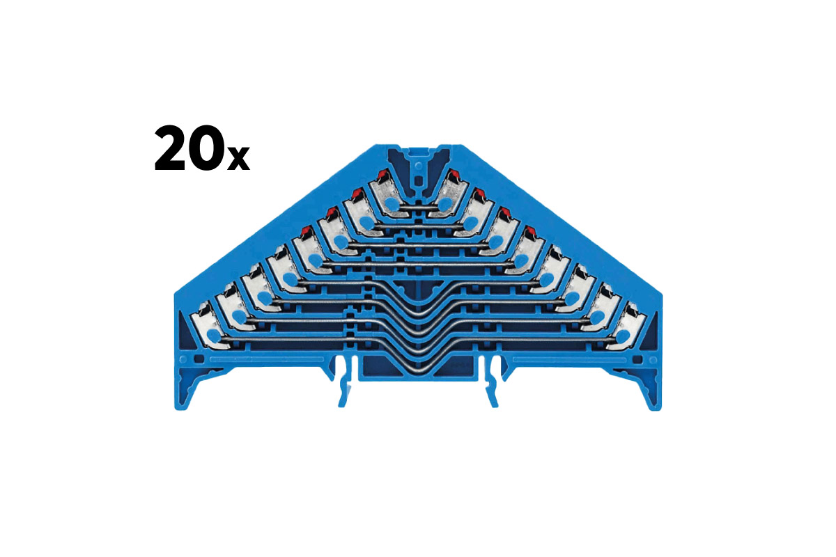 Weidmüller Multi-Level Jumper Terminal PRV8 (20 pcs.)