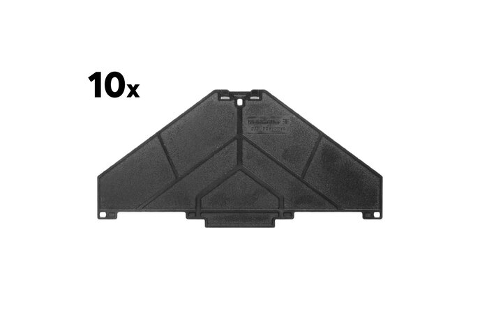 Weidmüller end plate P-series (10 pcs.) Discontinued Model
