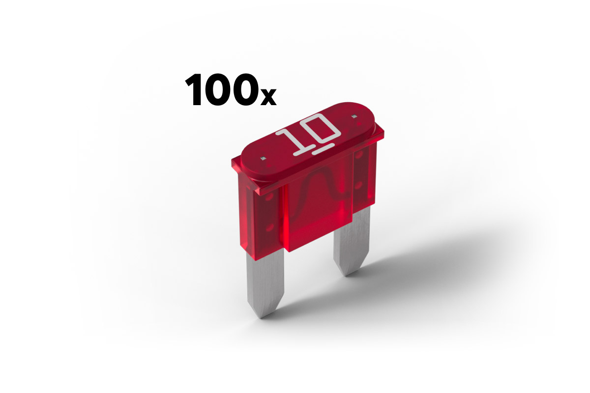 Fuse 10A for Power Supply & Backup (100pcs.)