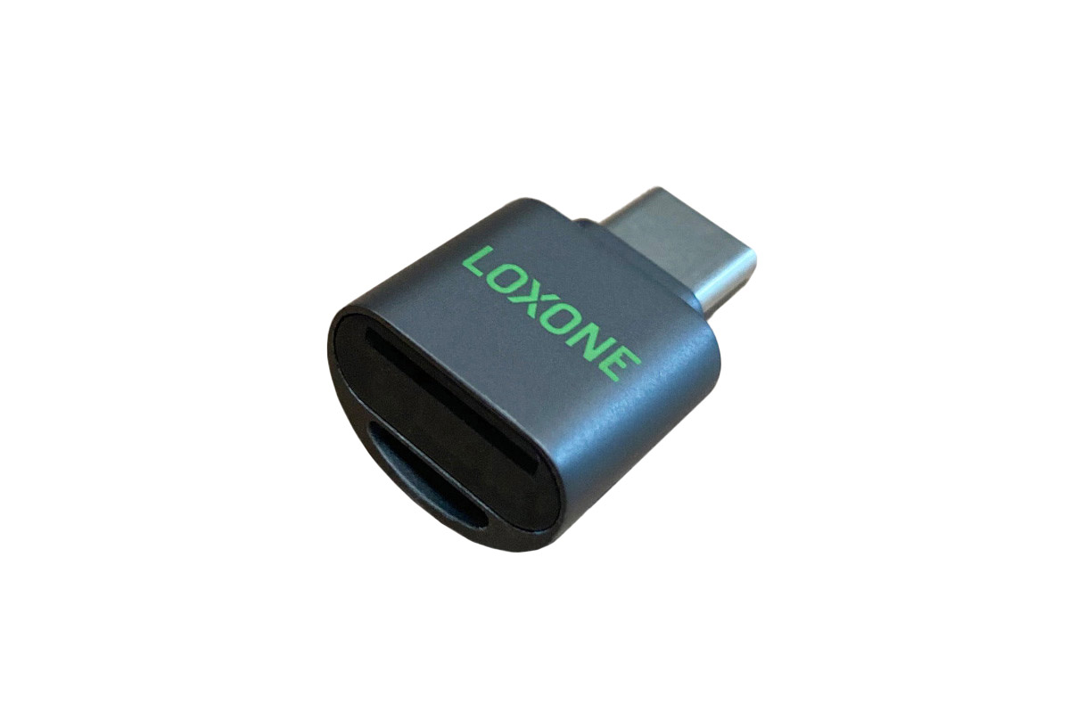 Loxone USB-C Micro SD-kaartadapter