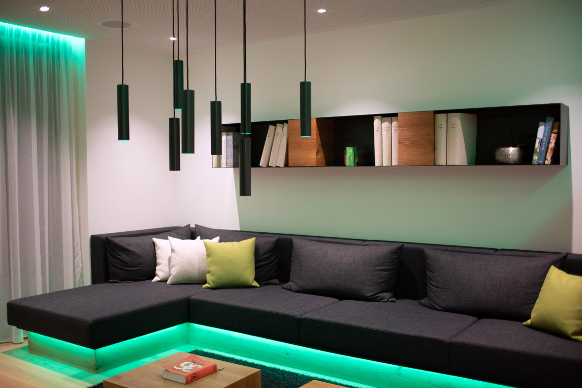 LED Pendulum Slim RGBW Tree Anthracite