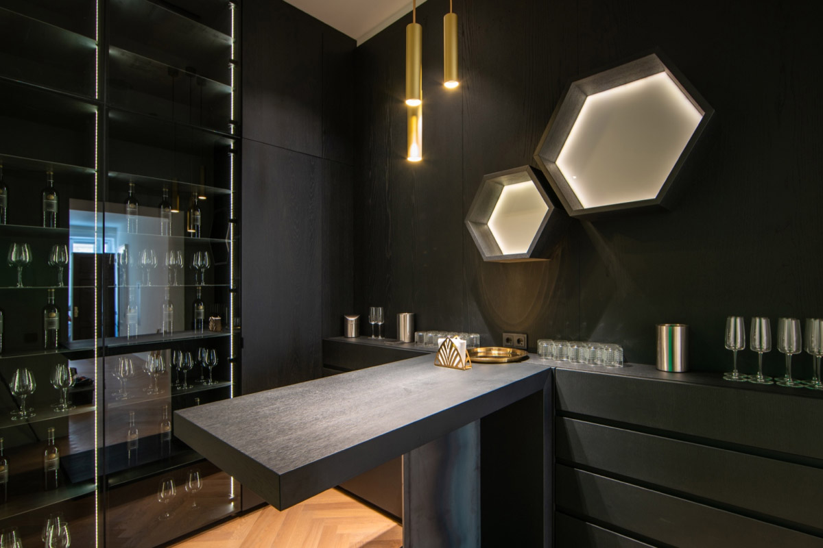 Pendulum Slim RGBW Tree Gold