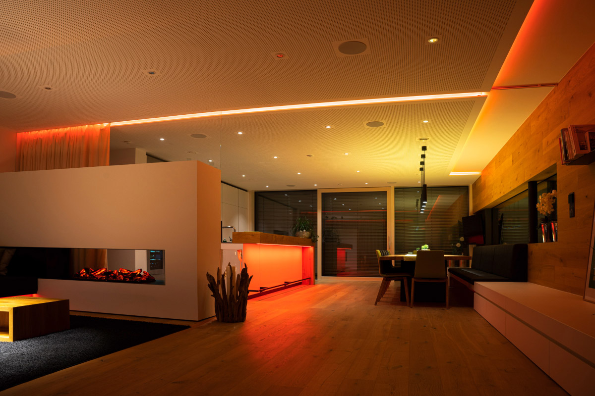 RGBW LED Streifen 5m IP68 (wasserfest)