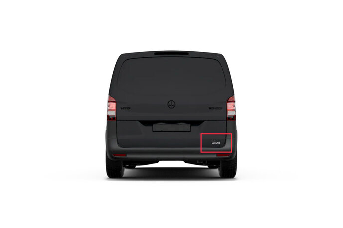 Car Sticker Logo S in White