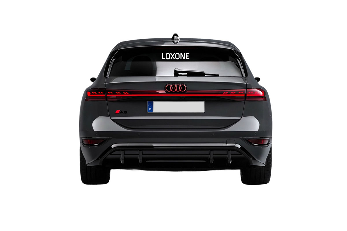 Autoaufkleber Logo M in Weiß