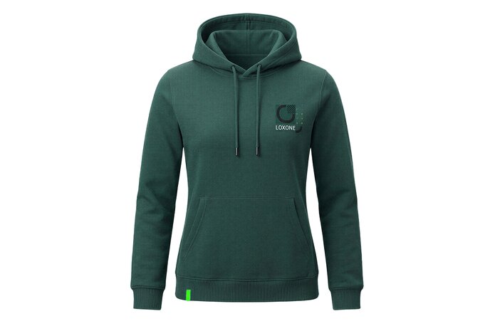 Hoodie Women Lifestyle Darkgreen S