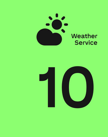 Weather Service 10 Years