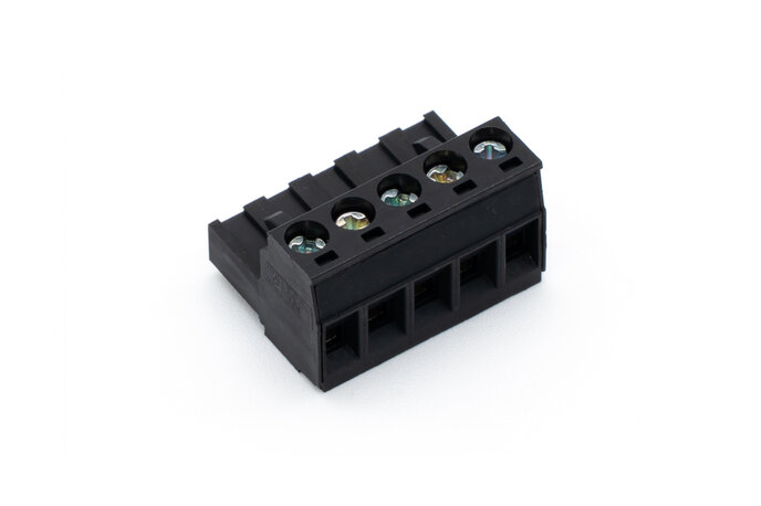 Srew-Plug Terminal Black 5-Pin