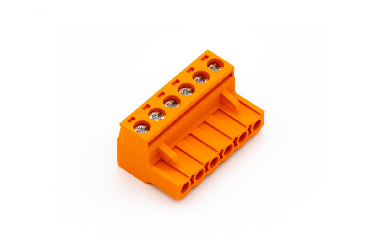 Screw-Plug Terminal Orange 6-Pin