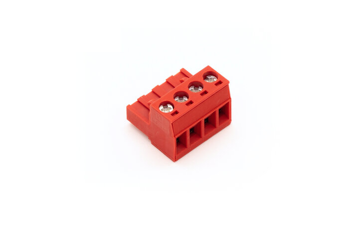 Screw-Plug Terminal Red 4-Pin