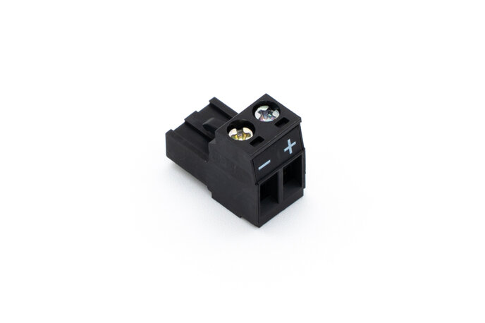 Screw-Plug Terminal Black 2-Pin