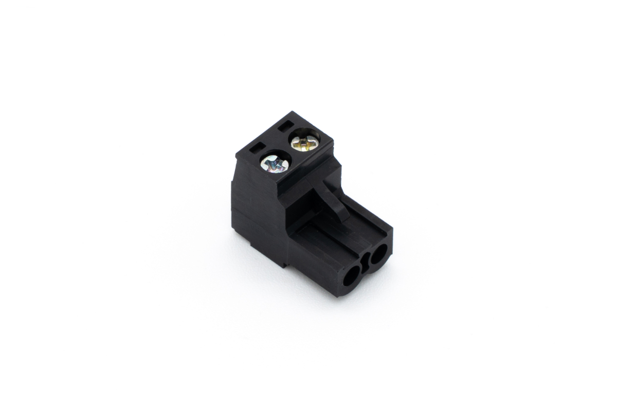 Screw-Plug Terminal Black 2-Pin