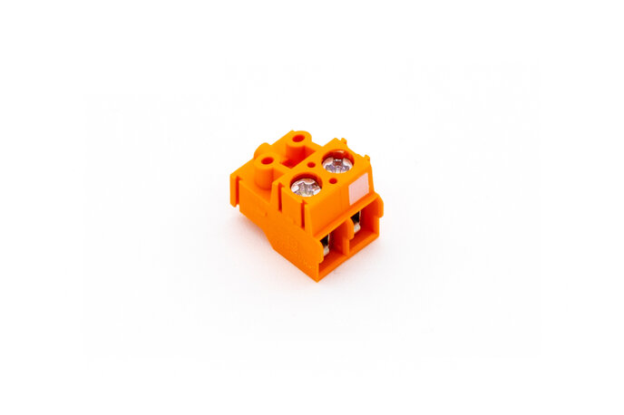 Screw-Plug Terminal Orange 2-Pin