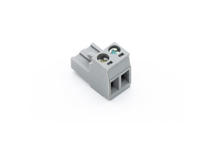 Screw-Plug Terminal Gray 2-Pin