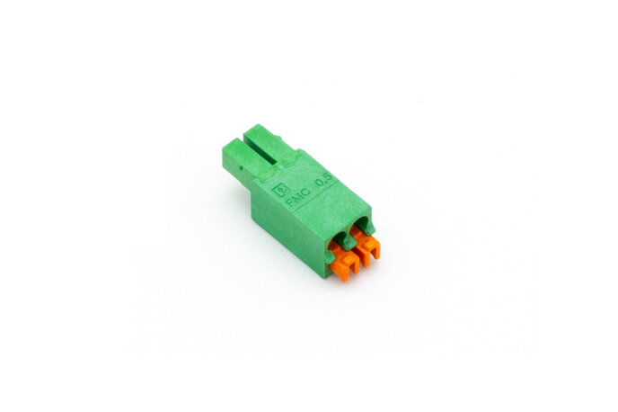 Push Plug-In Terminal Green 2-Pin