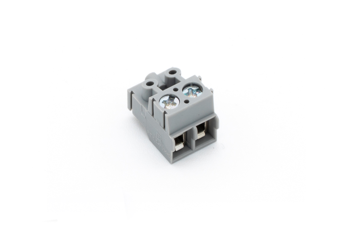 Srew-Plug Terminal Top Gray 2-Pin